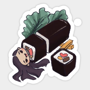 Wrap me in Sushi Sticker